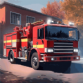 消防车模拟救援