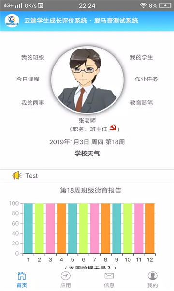 成长评价截图