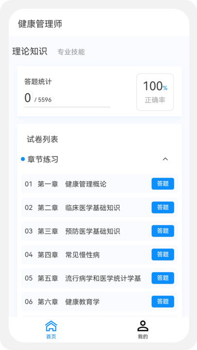 健康管理师100题库