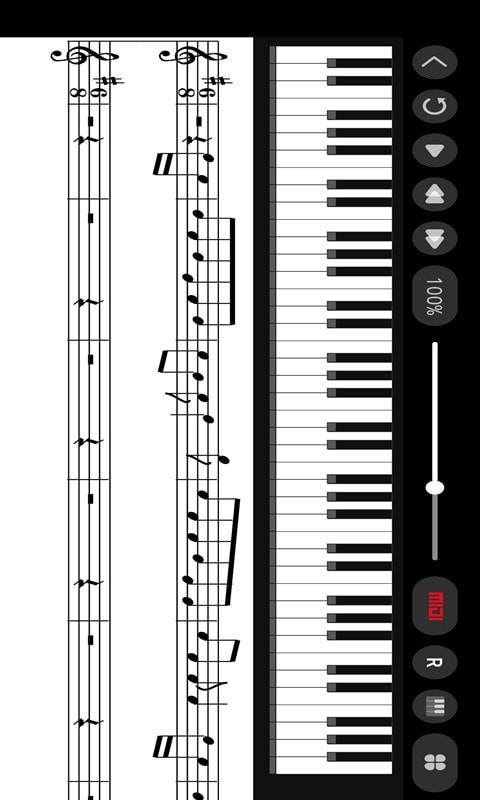 MIDI五线谱截图