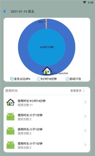 屏幕使用管理截图